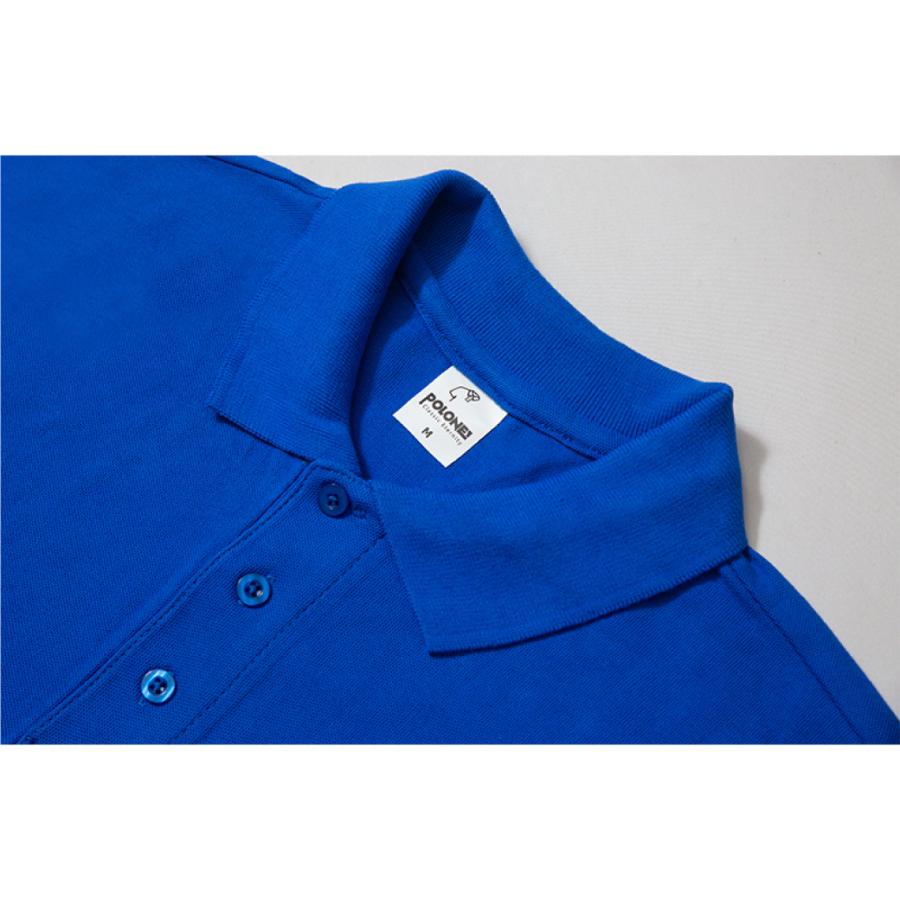 網眼素色POLO衫短袖