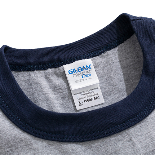 Gildan吉爾登純棉滾邊圓領短袖T恤